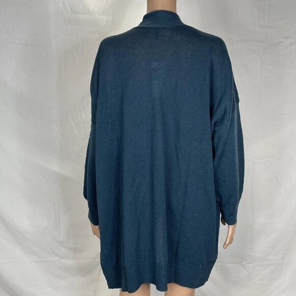 Eileen Fisher Linen-Cotton Cord Long Cardigan – Size 2XS (NWT) - Picture 2 of 7